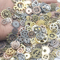50g/bag Vintage Steampunk Wrist Watch Parts Gears Wheels Steam Punk DIY Jewelry Making Findings
