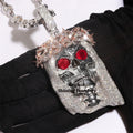 Drop Shipping 925 Solid Silver Hip Hop Iced Out Vvs Moissanite Diamond Jesus Face Pendant