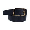 High-quality Classic and Fashionable Design Suitable for Work Business and Leisure Men's Leather Belt with Gold Belt Buckle