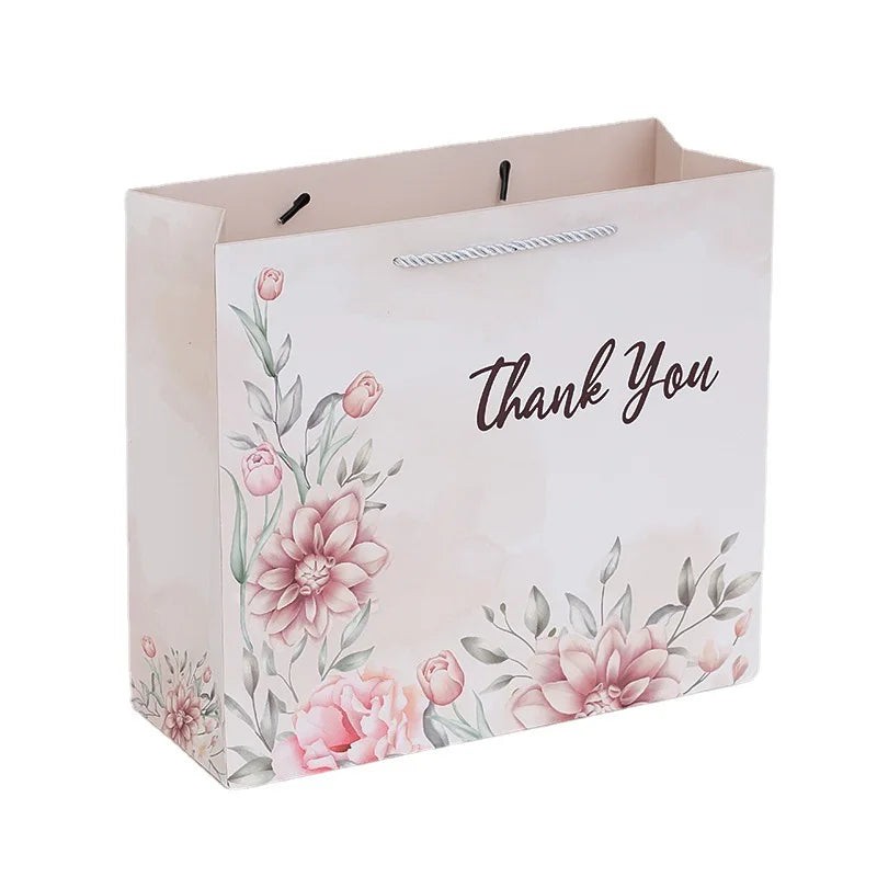 KM Custom Logo Printed Recycled White Shopping Luxury Jewelry Cardboard Paper Bags with Ribbon Handle for Effective Promotion