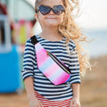 Small Cute Cool Colorful rainbow Children Waist Bum Bag for Teenage Girls Kids