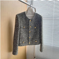 Casual Short Style Tweed Small Fragrance Loose Fashion Woolen Coat Autumn New