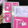 RINGNOTE Super Clear PP Hardcover Large Capacity  K-pop Idol Star Photocard Custom Logo Disc Bound  Photo Card Album Binder