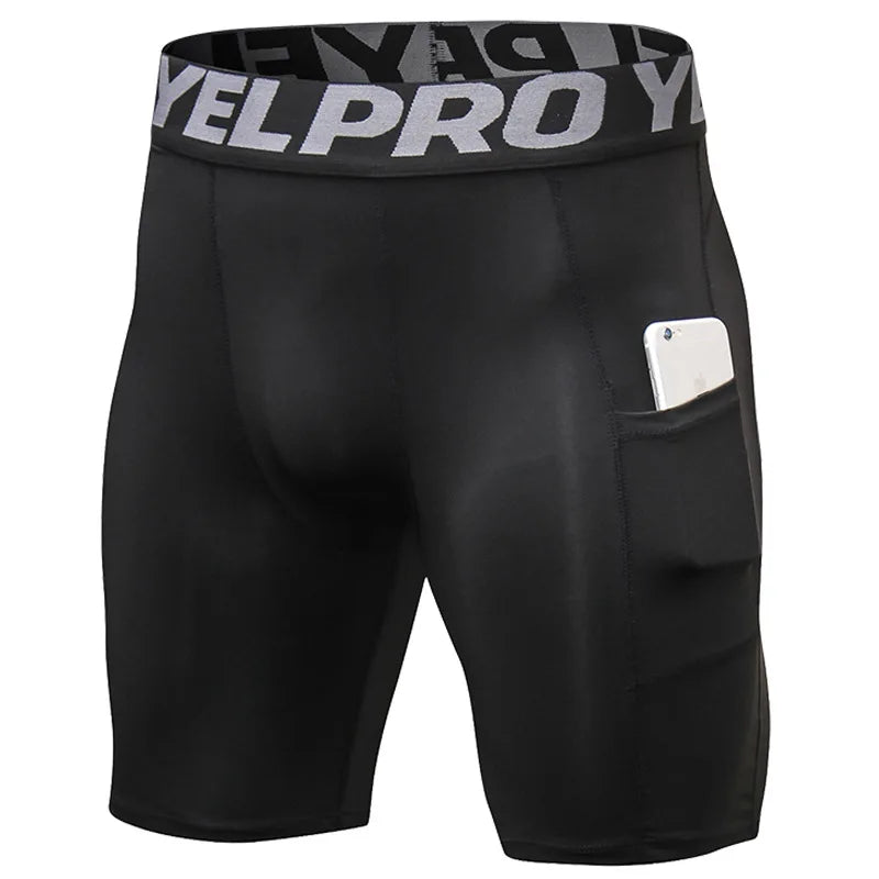 Mens Pro Short Shorts Gym Workout Sporty Running Training Quick Dry Slim Shorts