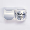 2-Inch Round Waterproof Silver Direct Thermal Label Stickers Printable Circle Thermal Printer Labels
