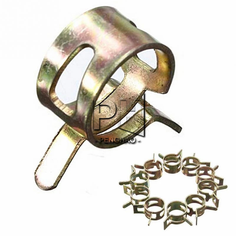 Spring Band Fuel Hose Clips Silicone Pipe Clamp Reusable Optional Clamp 6mm 7mm 8mm 9mm 10mm 11mm 12mm 13mm 14mm 15mm