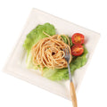 Biodegradable 6 Inch Heavy Duty Square Plate Disposable Compostable Sugarcane Bagasse Plates Food DIsh for Party Dinner Birthday