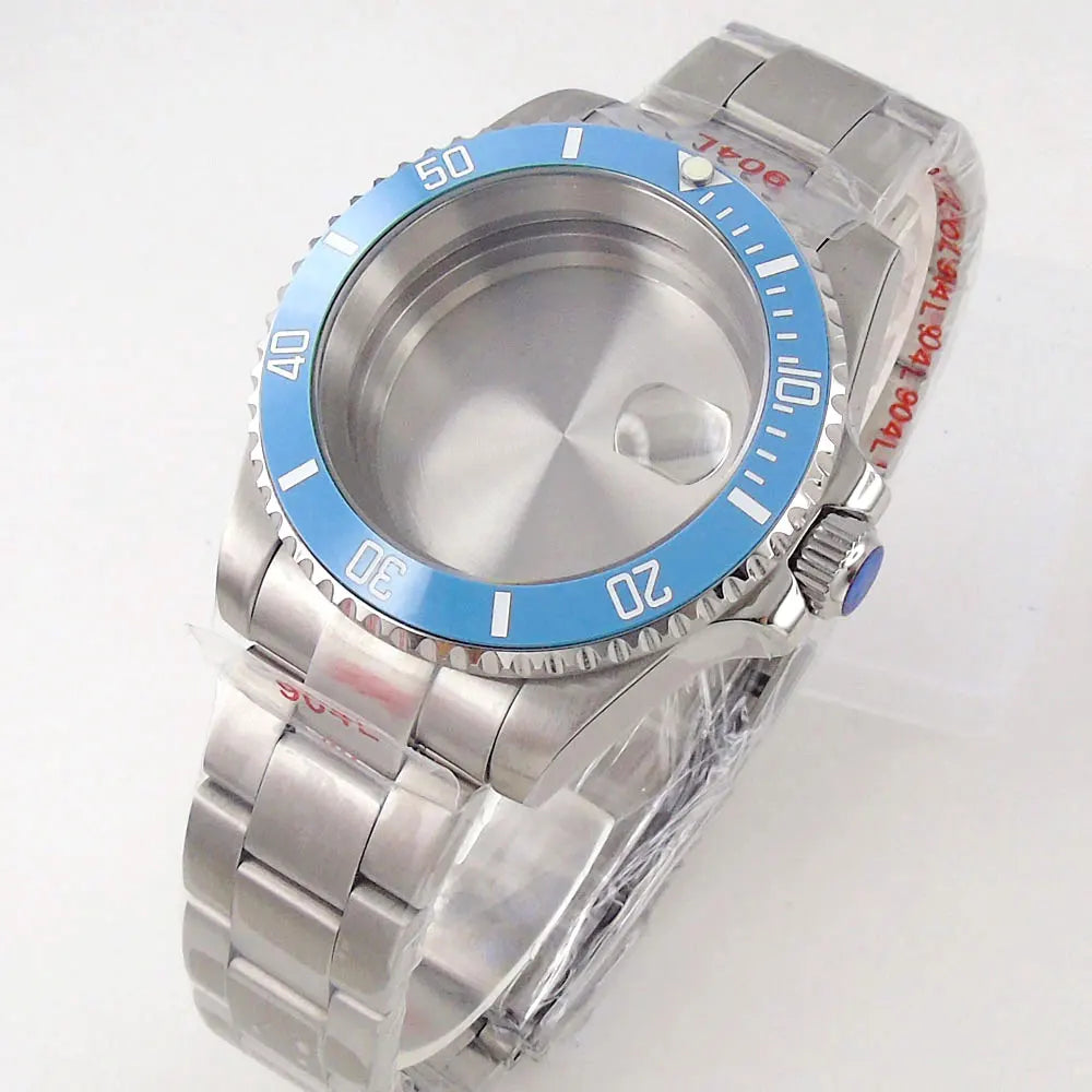 200M WATERPROOF SUB Steel Watch Case for NH34 NH35 NH36 NH37 NH38 NH39 NH70 NH72 ETA2824 PT MIYOTA DG MINGZHU Blue Insert 904L