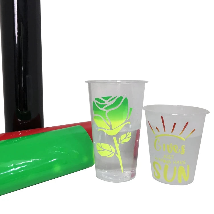 YESION Heat Hot Sensitive Color Changing Vinyl Permanent Vinyl 12"x 12" for Cutting Machines or Stickers Decals Cups