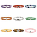 4PCS Cat Claw Series Gem Bracelet Natural Chakra Crystal Adjustable Bracelet Best Christmas Gift