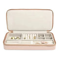 One Top Customization Metal Zipper Leather Luxury Jewelry Box Jewelry Package Jewelry Box Packaging