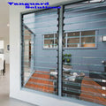 AS2047 Australia Aluminum Glass Louver Window for Apartment and Hotel Window Shutter Folding Screen