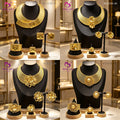 MEIZI 18K Golden Plated Brass Luxury Jewelry Set Exquisite for Women Mother's Day Valentine's Day Gift Small Batch Wholesale