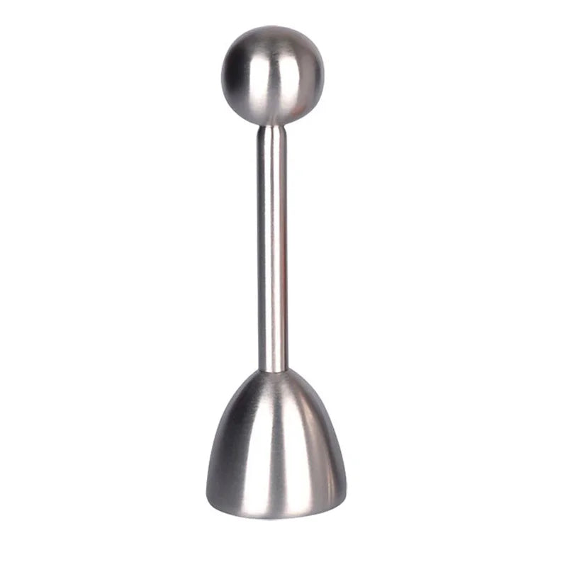 Stainless Steel Eco-Friendly Egg Opener Topper Cutter Soft Boiled Shell Removal Egg Cup Holder Tools