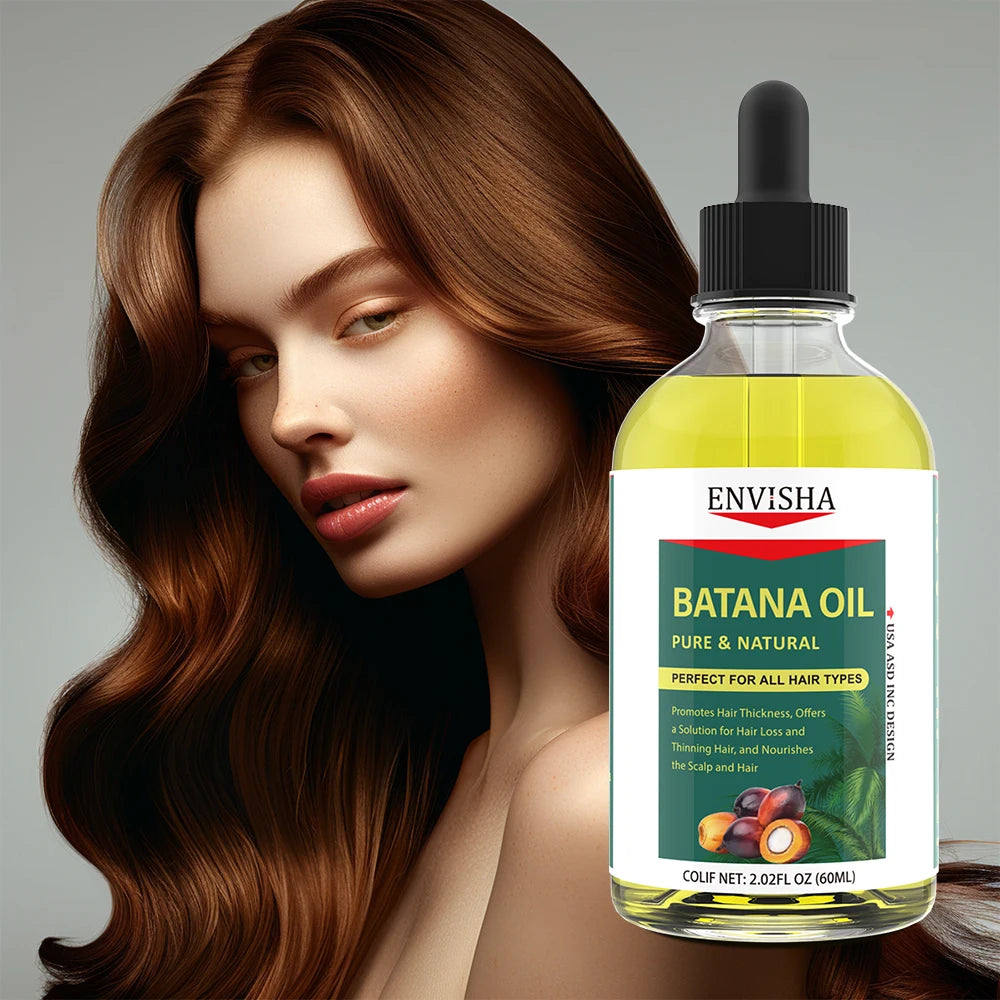 Hight Quality Natural Organic Vegan Oil Effectively Enhanced Hair Shine and Strength Moisturizing Scalp Hair Batana Oil