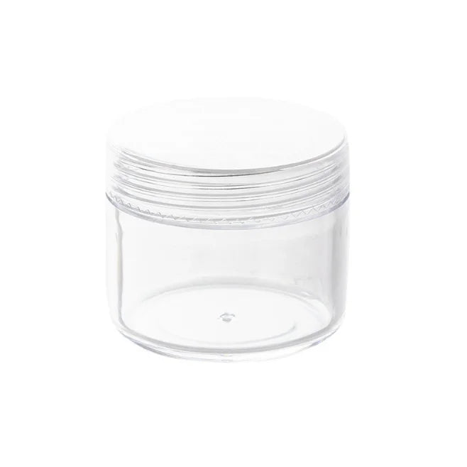 5g 10g 15g 20g Transparent Cosmetic Cream Jar Round Facial Cream Sample Empty Cream Container