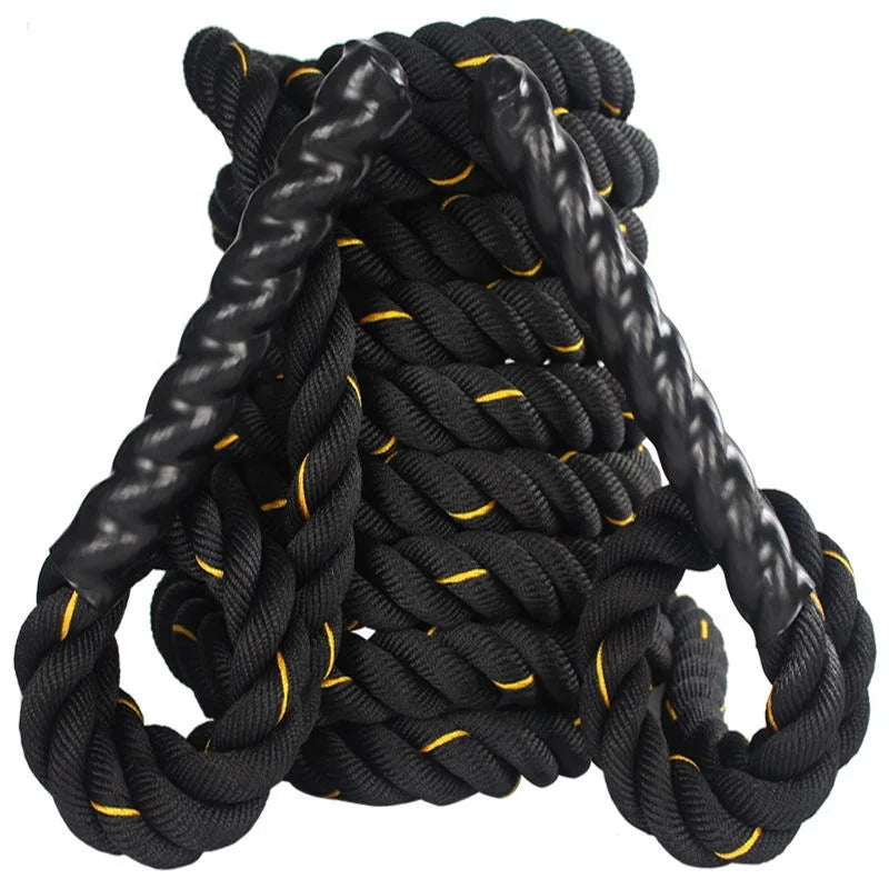 Polyester Weighted Jump Rope Heavy Battle Rope Workouts for Exercise