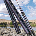 Histar Black Mamba Heavy Type Fishing Rod Super Hard Action High Carbon Pole 5.4M to 9.0M Chameleon Lightweight Elasticity Black