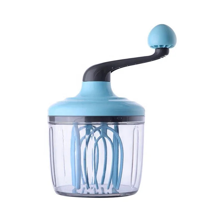 1100ml Manual Eggbeater Blender Kitchen Gadgets Tabletop Butter Flour Foam Mixer Multi-function Hand Crank Cream Whisk