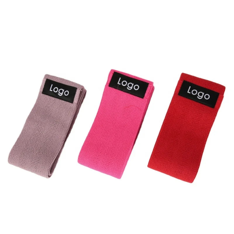High Elastic Non Slip Fabric Resistance Bands Workout Home Gym Fitness Exercise Yoga Pilates Loop Resistance Bands