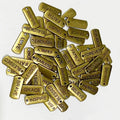 80 Pieces Engraved Motivational Word Charms Pendantsfor DIY Necklaces Bracelets Key Chains Accessories