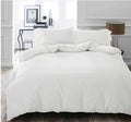 100% Combed Egyptian Cotton Woven Plain Comforter Set 300tc 3-Piece Customizable Colors White