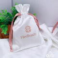 White Custom Silk Satin Jewelry Pouch Bag Wholesale Jewelry Gift Dust Pouch Bags