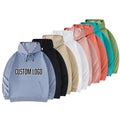 Custom Puff Print Hoodie 280 Gsm Drop Shoulder Hooded Sweatshirts for Women Polyester Hoodies Unisex Pullover Hooded Sweatshirts