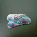 HY Private Logo Customized logo Fluorite gua sha board square jagged shape