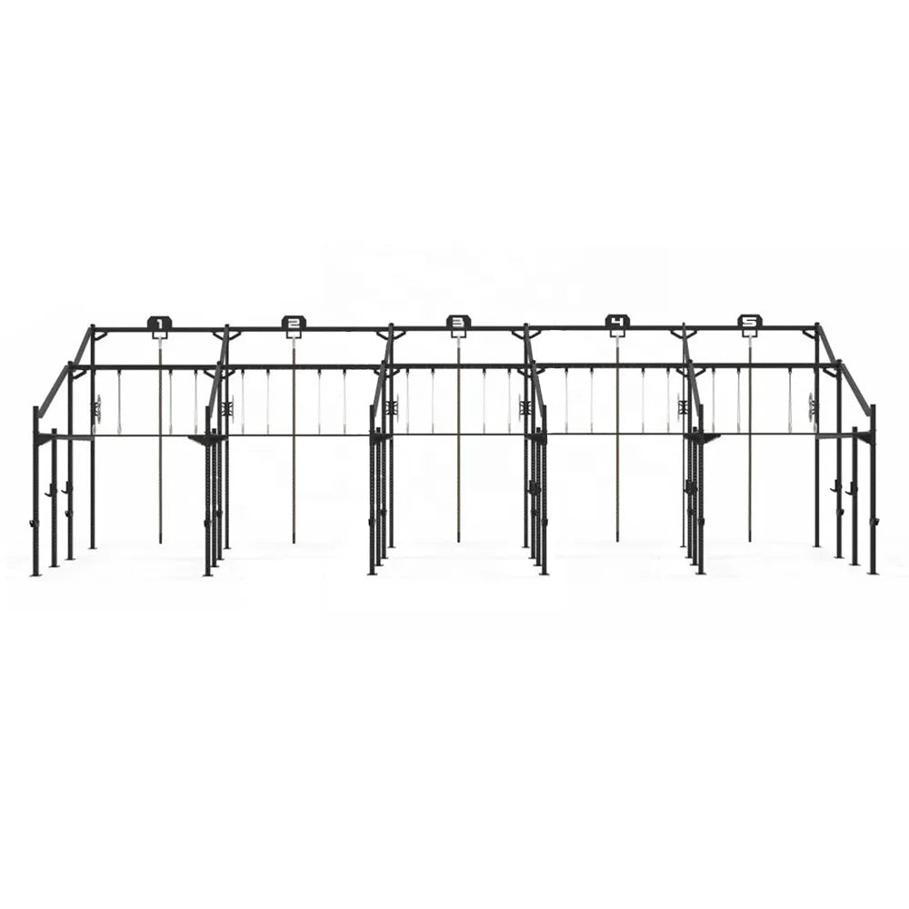 Multi Function Gym Composite Training Stations Cross Fit Rig Competition Rigs Rack Outdoor Fitness Rig Steel Tube Q235 Sunshine
