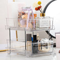 DOOSO 2-Tier Clear Organizing Bins Pantry Organizers and Storage Eco-friendly Storage Drawers Fpr Bathroom