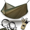 Outside Camping Nylon Hamacas 2 Person Ultralight Hanging Hammock Bed Parachute  Portable Swing Hammocks for Camping Backpacking