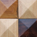 Eco-Friendly Solid Wood Mosaic Wall Panels Custom Size Polished for Villa Hotel High-End Interior Decor Wholesale