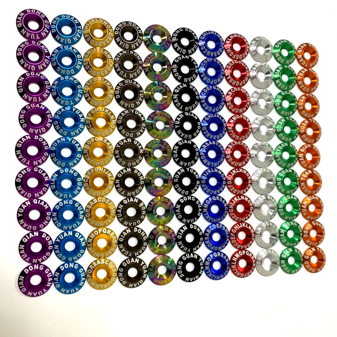 Aluminum Flat Washers Universal Modification JDM Fender Washer