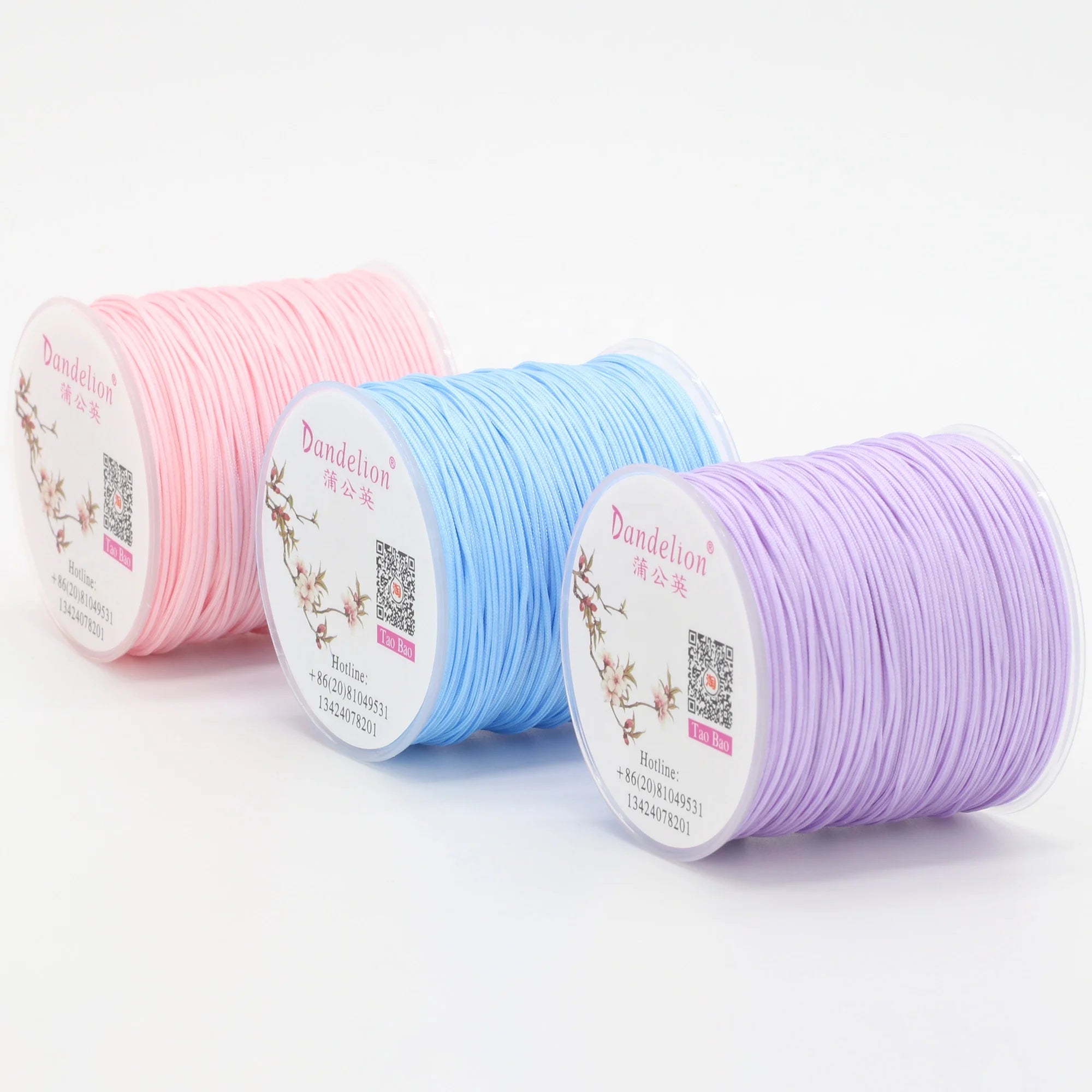 Dandelion M-SNC 1mm 72# Jewelry Cord Matte Nylon Cord Jewelry Accessories Bracelet and Necklace Material 39 Colors