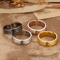 2022 New Design Magnetic Health Opening Ring Fine Rings Jewelry Copper Magnetic Fidget Rings