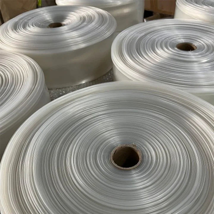 Flexible Polyurethane Ventilation TPU Tubing Layflat Inflatable Cylinder Membrane Hose High Pressure Durable Eco-Friendly UV