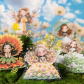 10pcs/pack Teenage Girl Theme Sticker Pack Tales From the Flower Bush Series Alien