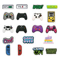 Wholesale Customized Fun DIY Game Over Clog Sandal Accessories Rubber Game Pad Shoe Charms Decorations for Lovers