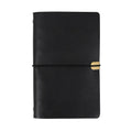 A5 A6 B5 Custom logo PU Leather Business Spiral 6 Ring Folder Portfolio Binder Journal Budget Notebook Planner with Elastic Band
