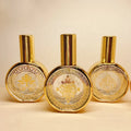 20ml Gold Electroplating Carved Process Glass Perfume Spray Bottle New Middle East Liquid Dispenser Bottle From Factory