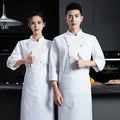Manufacturer Wholesale Long Sleeve Chef Uniform Cotton Wear Chef Jacket Coat Kitchen Cook for Restaurant & Bar