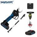 Swansoft 8605 Hot Sale Progressive Cutting Branch Cutter Electric Pruning Shears Used With Extension Pole
