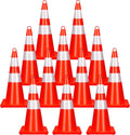 Tops Quality 28'' PVC Traffic Safety Cones With Black Base for Sale