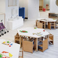 Montessori Preschool Wood Furniture Kids Wooden Chairs Kindergarten Wooden Chair Sets Nursery Baby Chairs Classroom Furniture