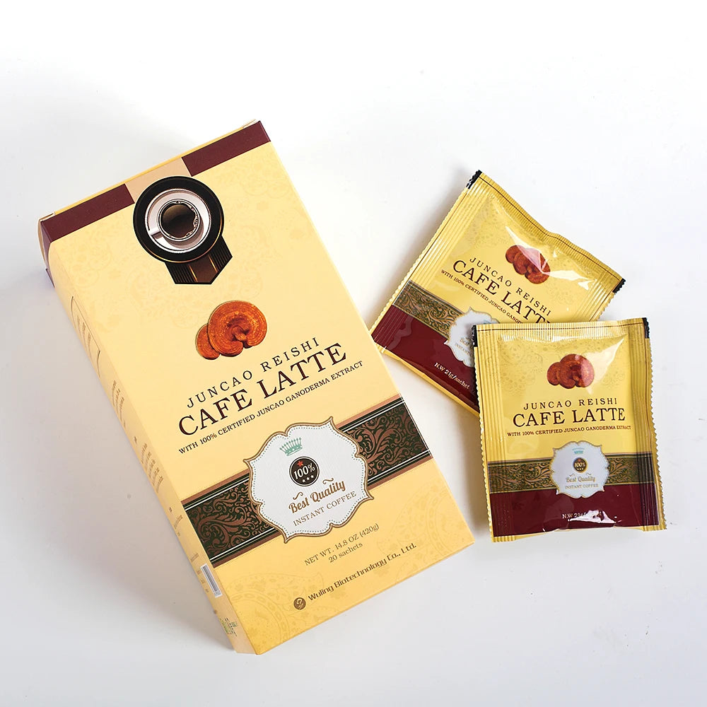 OEM Private Label Ganoderma Latte Coffee Instant Mushroom Coffee Extract Powder Organic Lions Mane Mushroom Coffee