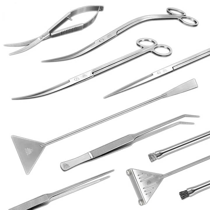 Week Aqua Stainless Steel Aquarium Aquascaping Tool Kit Fish Tank Water Plant Tool for Aquarium Accessories