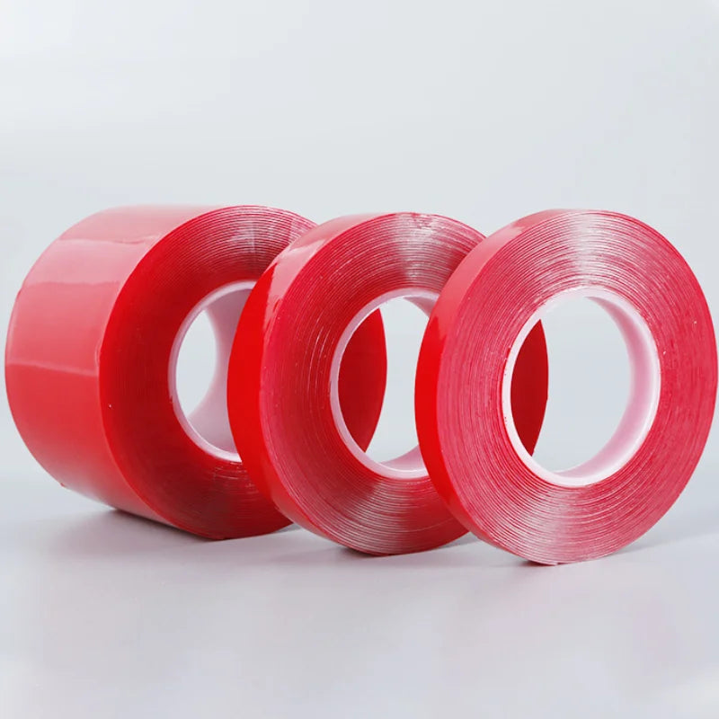 Red Film Clear Acrylic Mounting Tape Car Customizable Reusable Waterproof Double-sided Acrylic Foam Tape