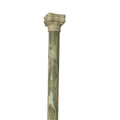 Solid Modern Design Polished Green Onyx Marble Column Pillar Roman Style Outdoor Garden Home Decor Greenstone Decorative Stone