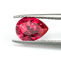 Wholesale Beautiful Red Color Pear Shape Lab Created Hydrothermal Ruby Loose Gemstones for Sale